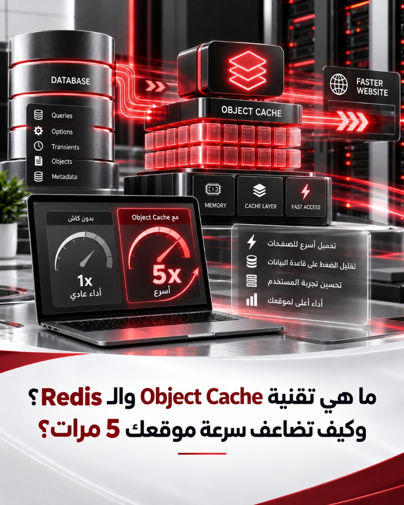 ما هي تقنية Object Cache والـ Redis؟ وكيف تضاعف سرعة موقعك 5 مرات؟