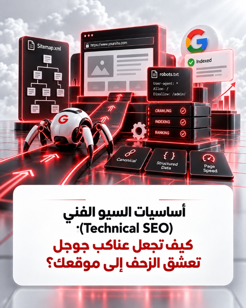 أساسيات السيو الفني (Technical SEO): كيف تجعل عناكب جوجل تعشق الزحف إلى موقعك؟